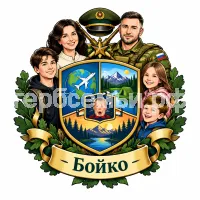 Герб семьи Бойко
