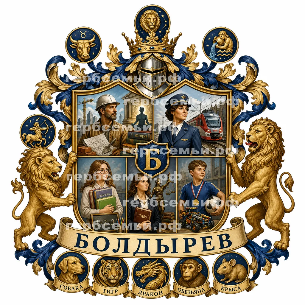 Герб семьи Болдырев #41160
