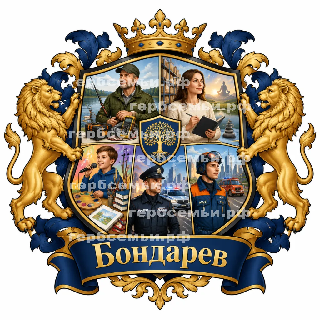 Герб семьи Бондарев #43589