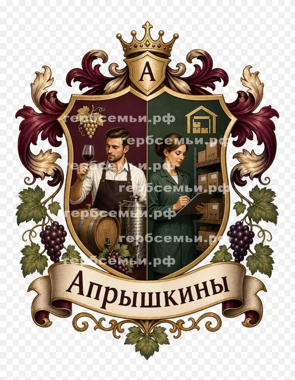 Герб семьи Апрышкины #37562