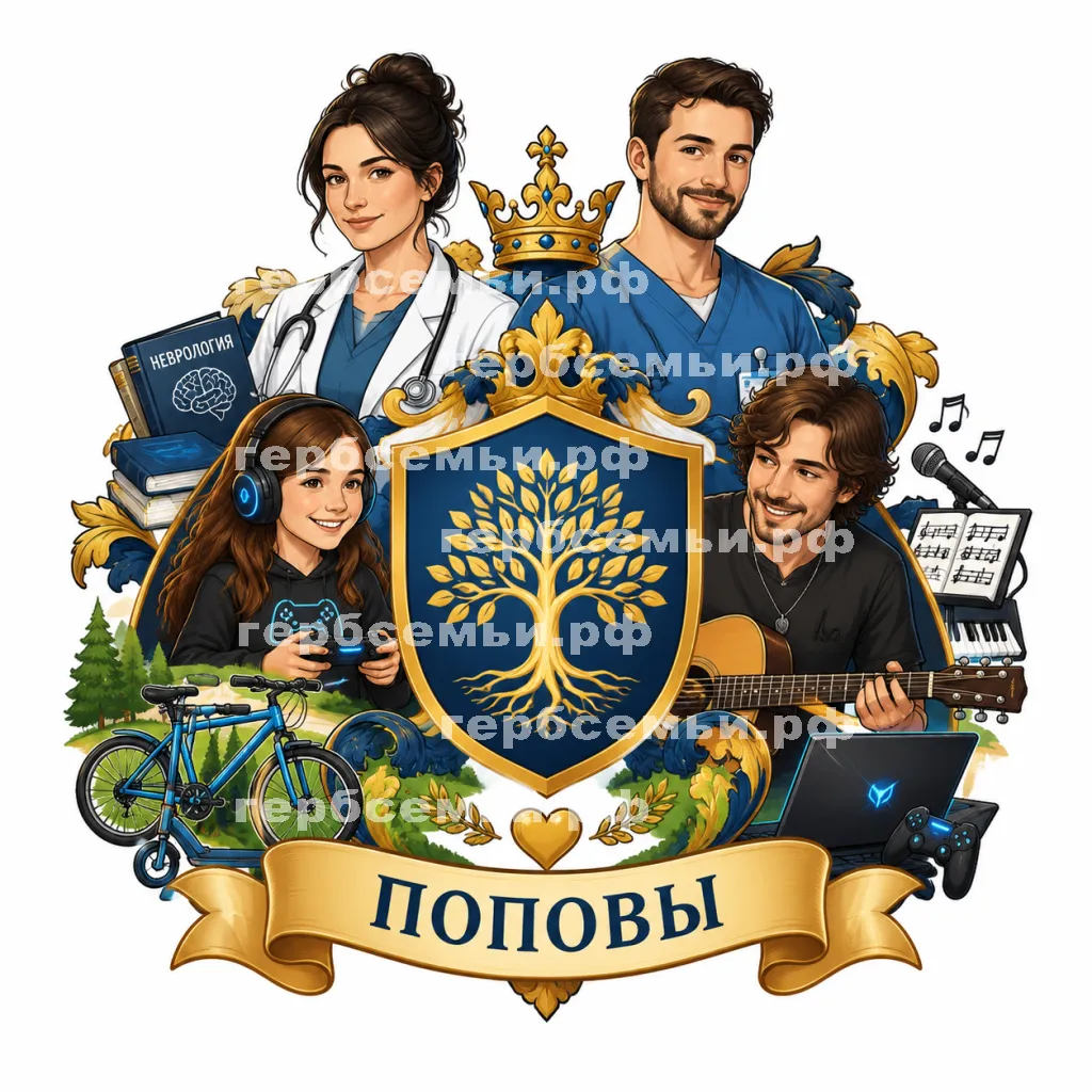 Герб семьи Поповы #41272
