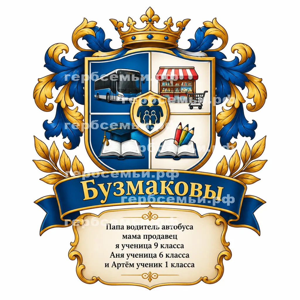 Герб семьи Бузмаковы #43595