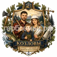 Герб семьи Козловы