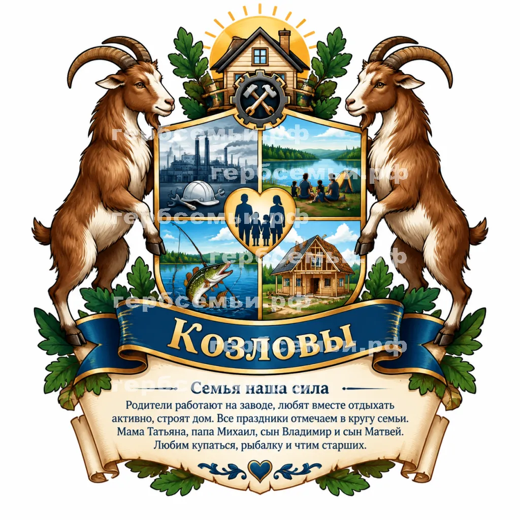 Герб семьи Козловы #43603
