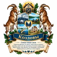 Герб семьи Козловы