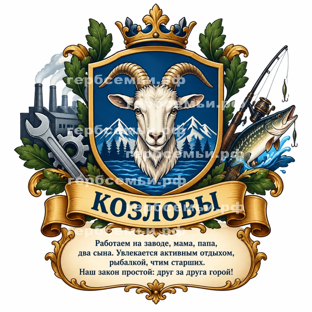 Герб семьи Козловы #43604