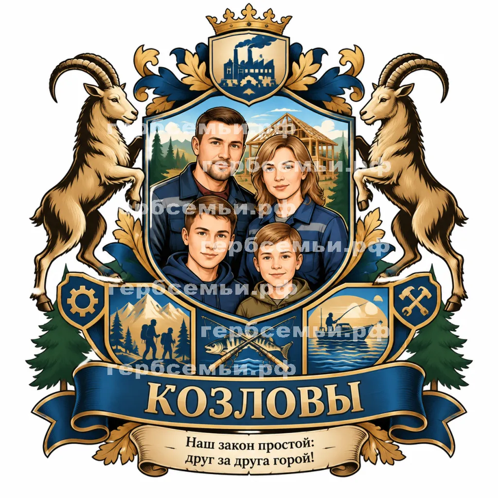 Герб семьи Козловы #43606