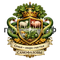 Герб семьи Самофаловы