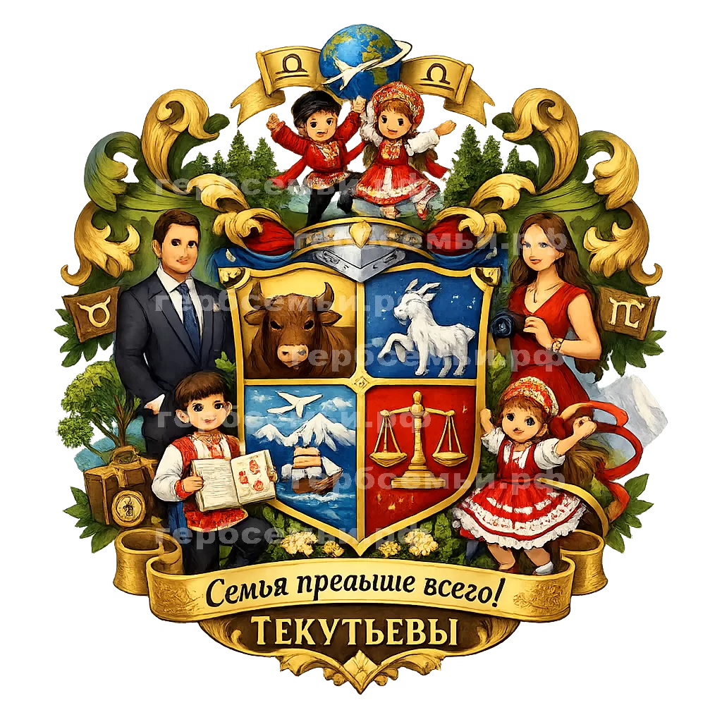 Герб семьи Текутьевы #19130