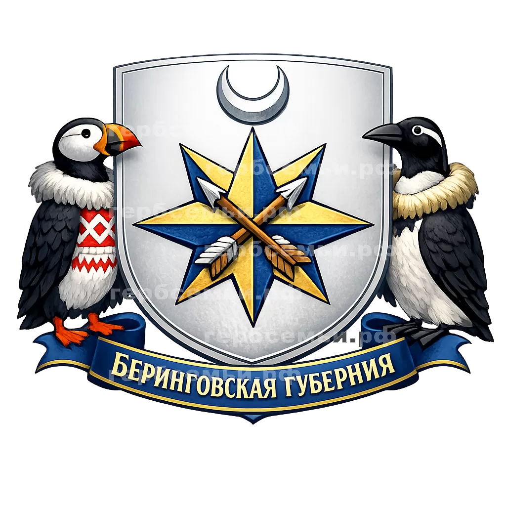 Герб семьи Беринговская губерния или Беринговская область #20051