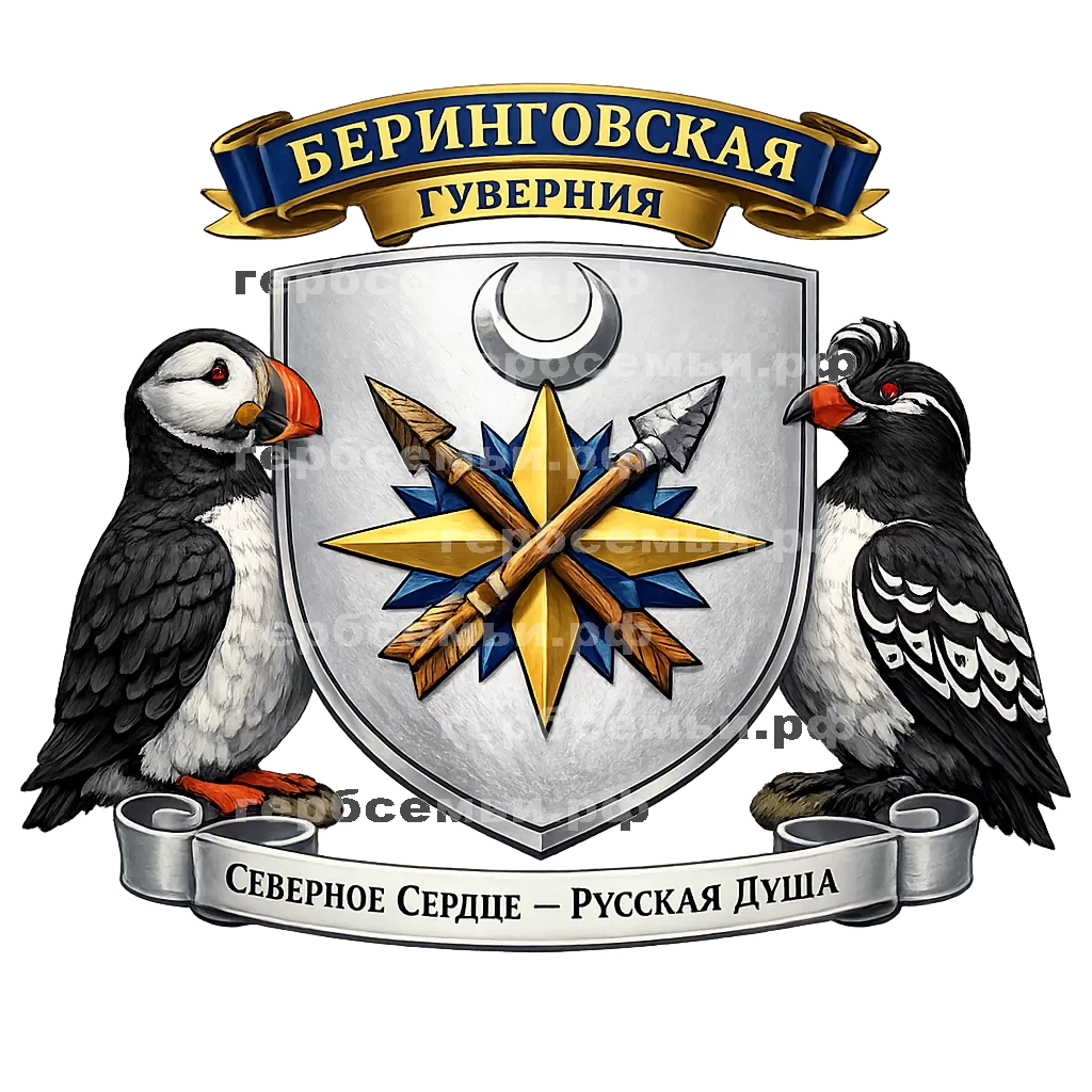 Герб семьи Беринговская губерния или Беринговская область #20055
