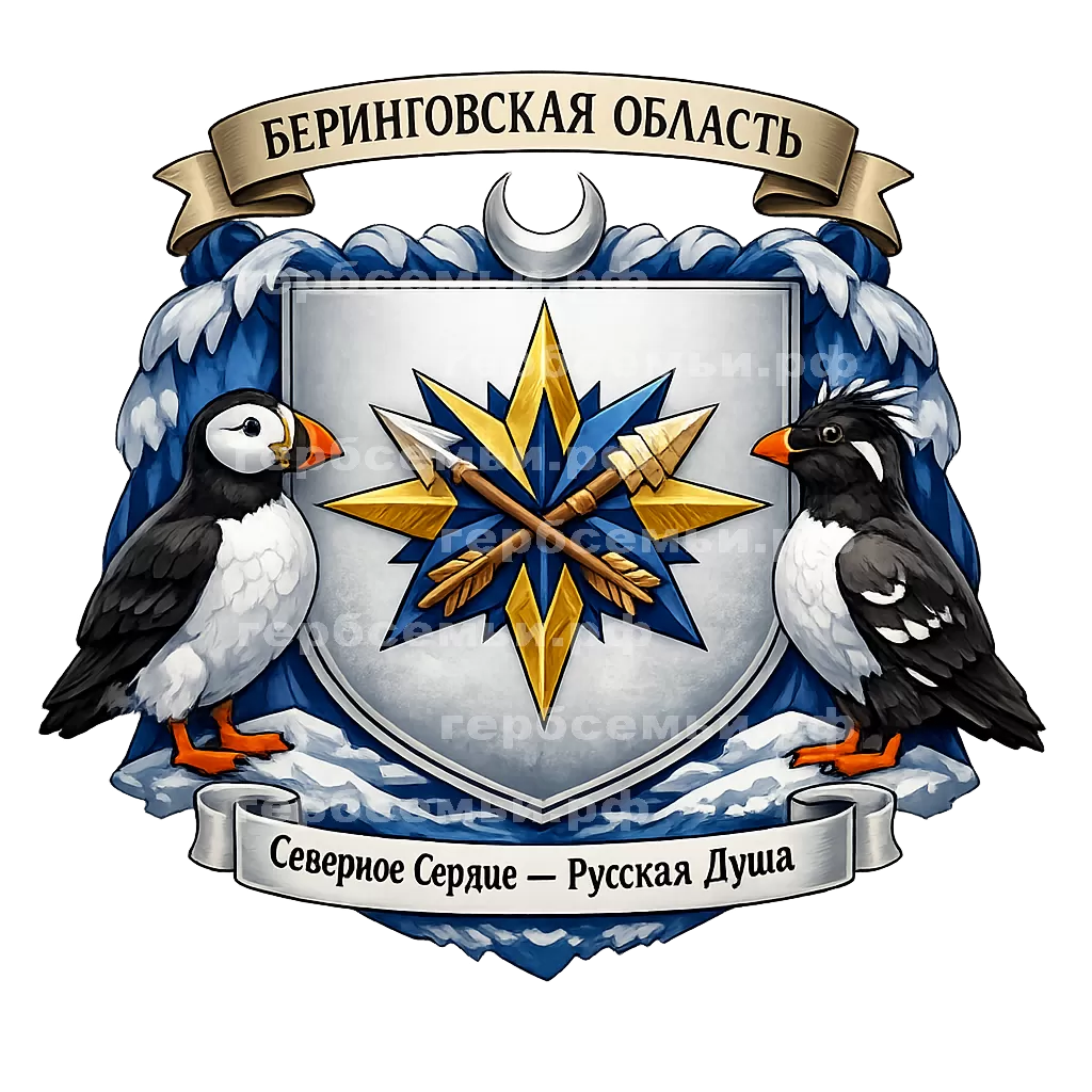 Герб семьи Беринговская губерния или Беринговская область #20056