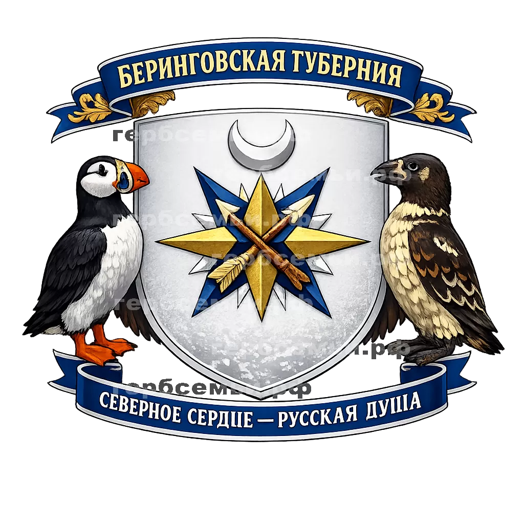 Герб семьи Беринговская губерния или Беринговская область #20057