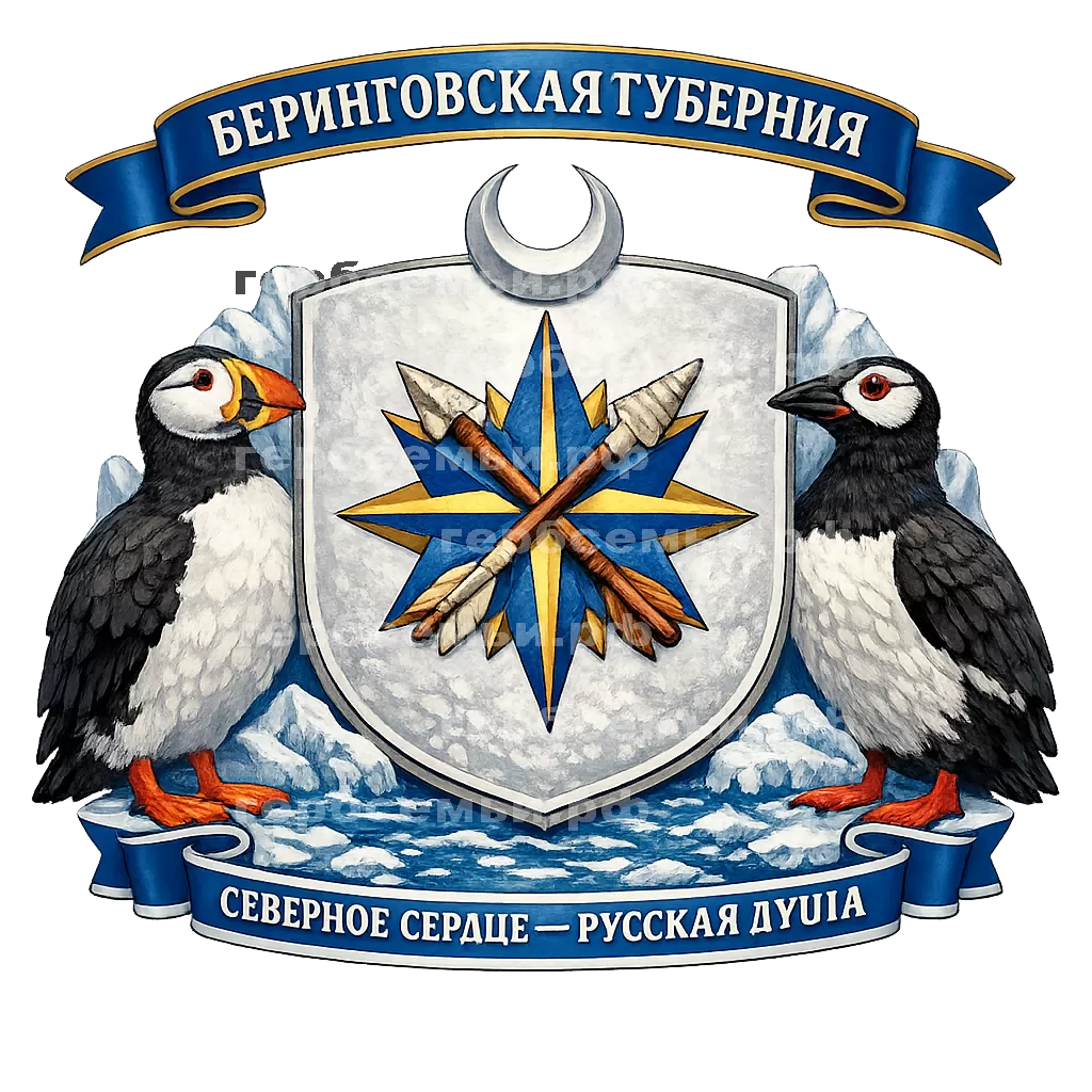 Герб семьи Беринговская губерния или Беринговская область #20058
