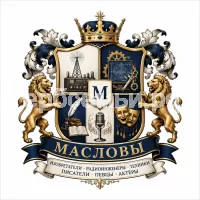 Герб семьи Масловы