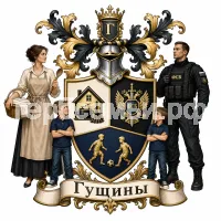 Герб семьи Гущины