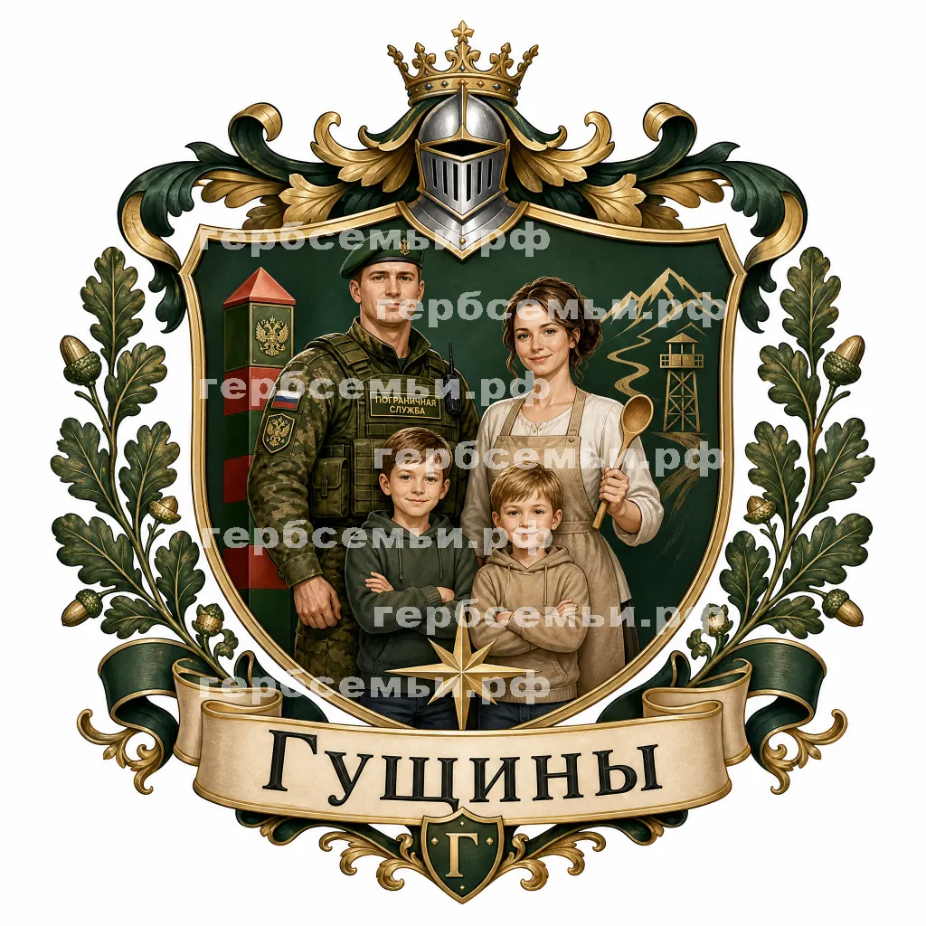 Герб семьи Гущины #41830