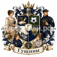 Герб семьи Гущины
