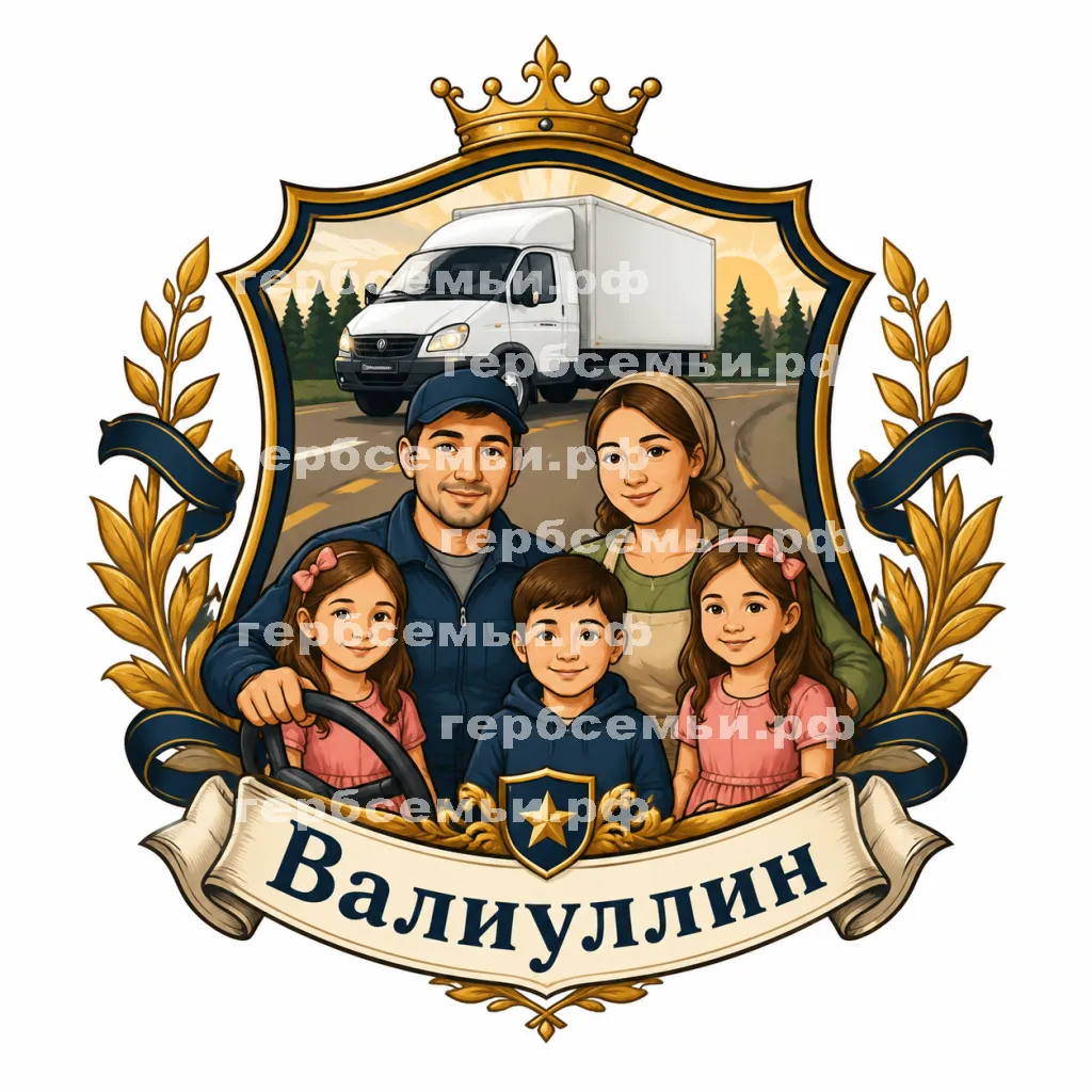 Герб семьи Валиуллин #42897
