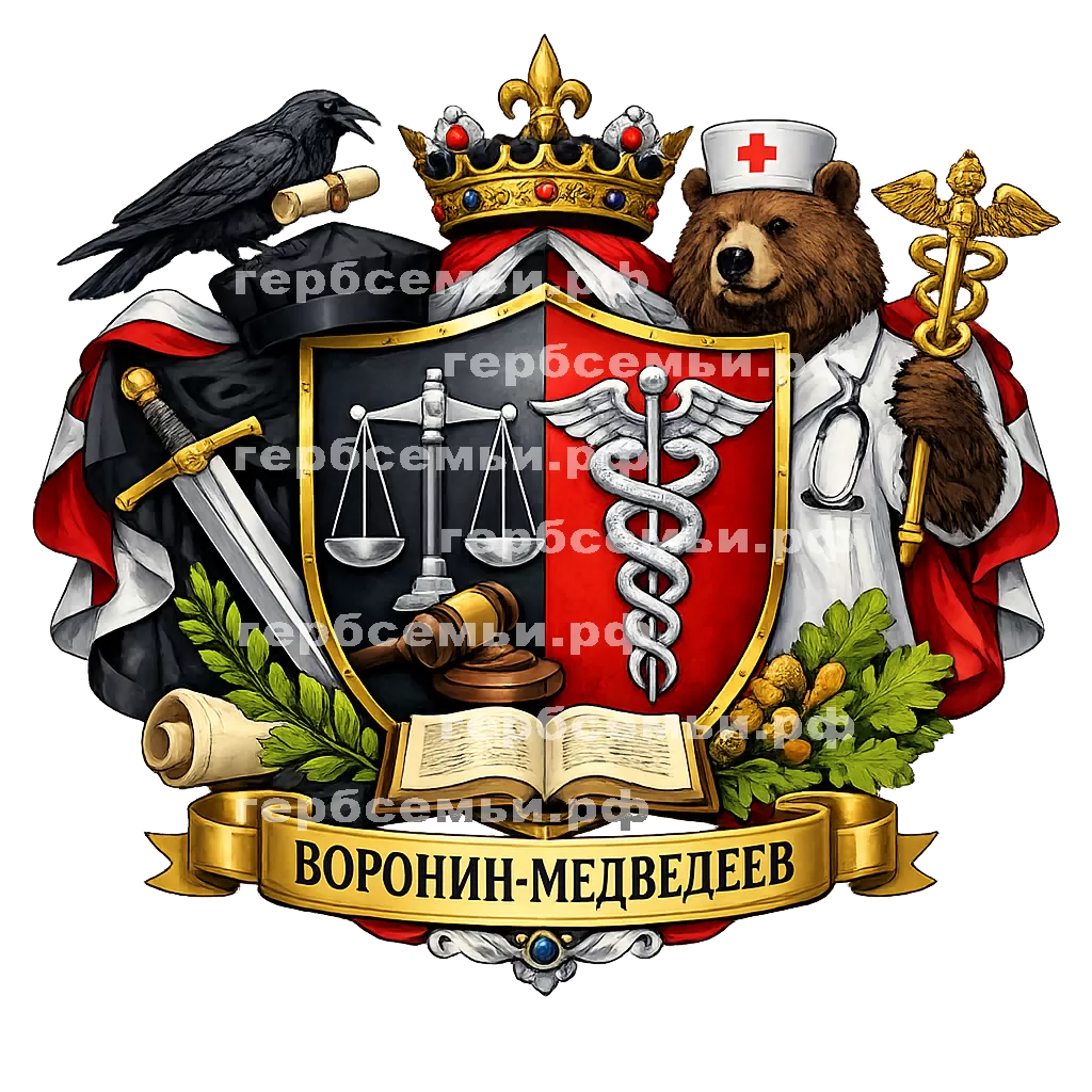 Герб семьи Воронин-Медведев #26650