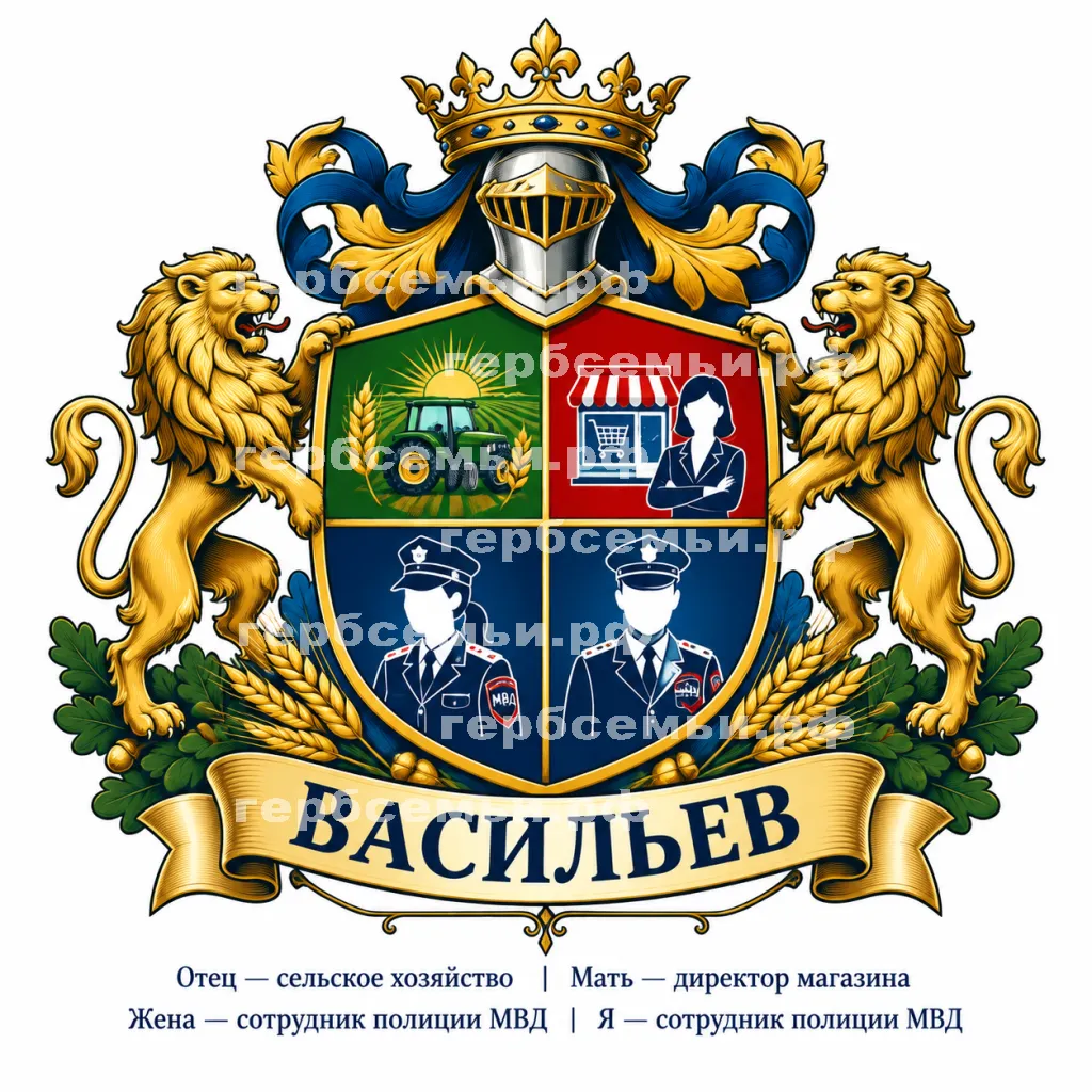 Герб семьи Васильев #42696