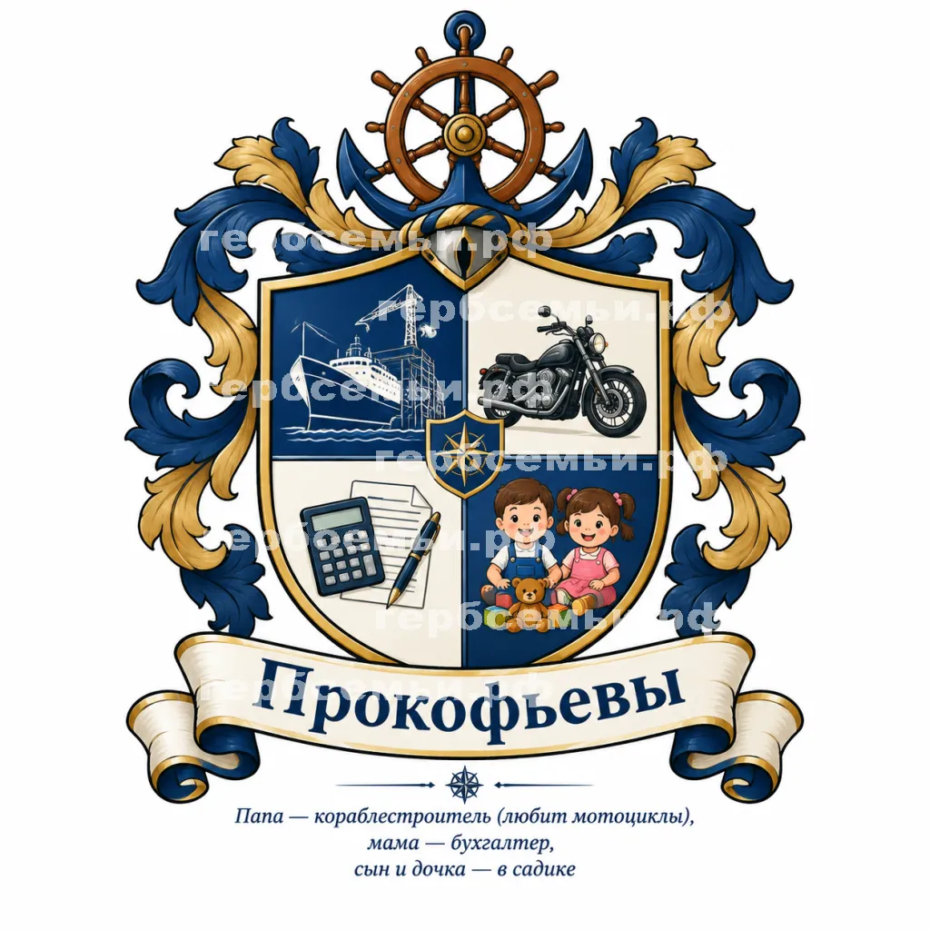 Герб семьи Прокофьевы #42190