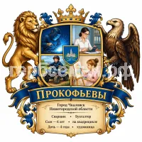 Гербы семьи Прокофьевы