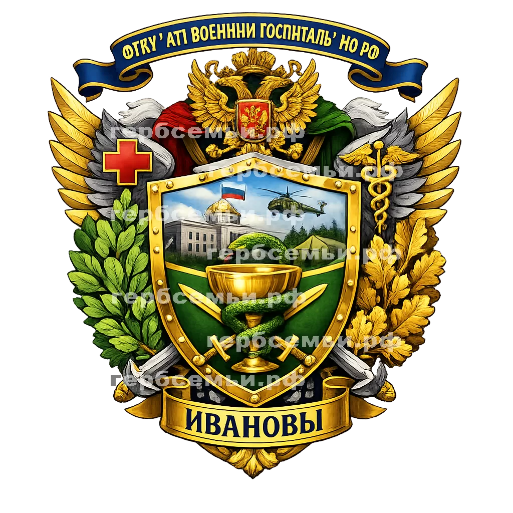 Герб семьи ФГКУ "411 Военный госпиталь" МО РФ #30061