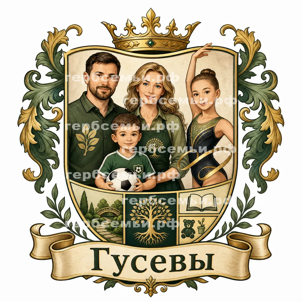 Герб семьи Гусевы #42297