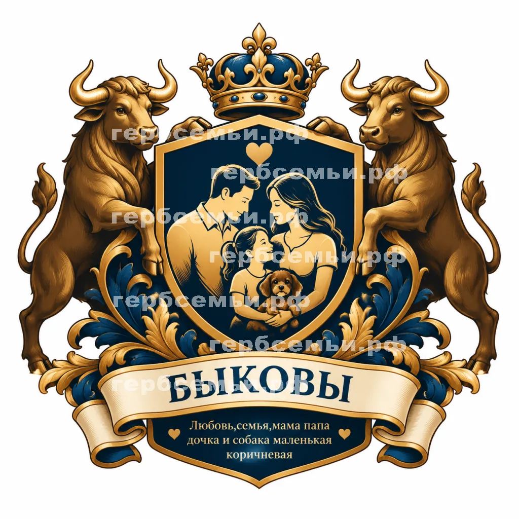 Герб семьи Быковы #43716