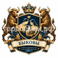 Герб семьи Быковы