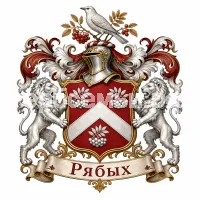 Герб семьи Рябых