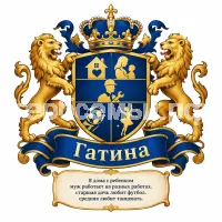 Гербы семьи Гатина