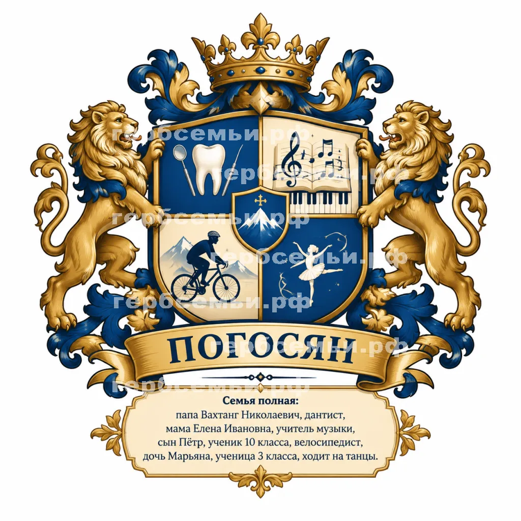 Герб семьи Погосян #43007