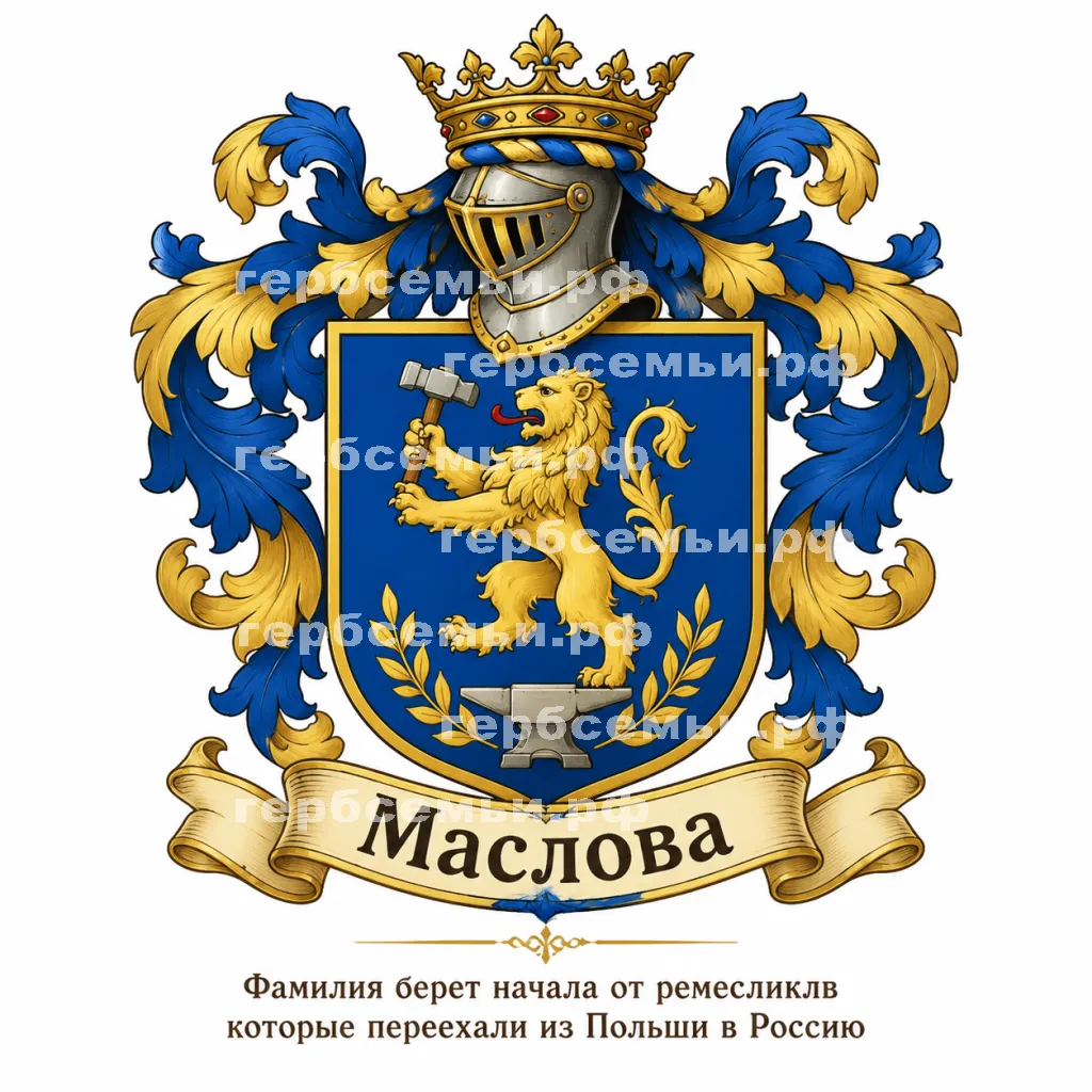 Герб семьи Маслова #43637