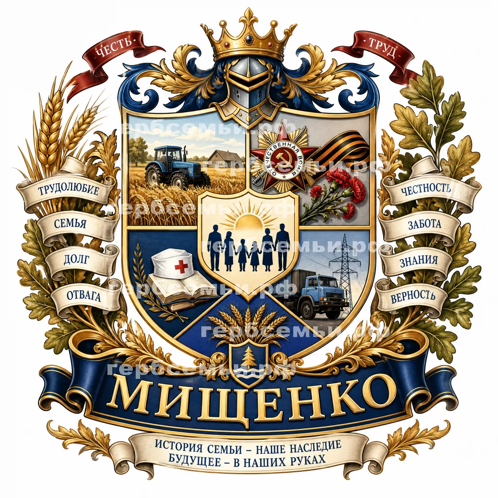Герб семьи Мищенко #43194