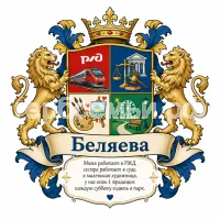 Герб семьи Беляева