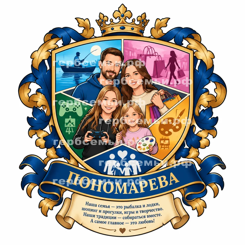 Герб семьи Пономарева #42566