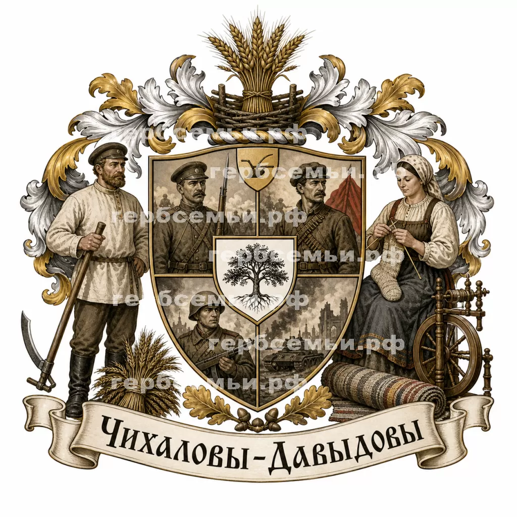 Герб семьи Чихаловы-Давыдовы #37122