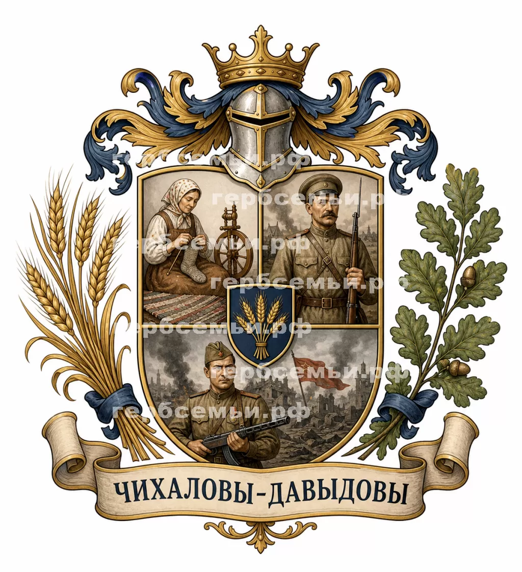 Герб семьи Чихаловы-Давыдовы #37123