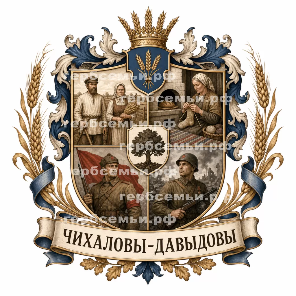 Герб семьи Чихаловы-Давыдовы #37124