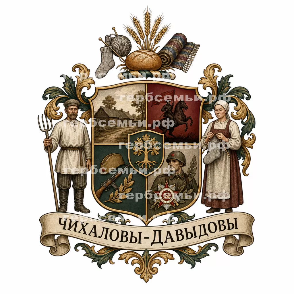 Герб семьи Чихаловы-Давыдовы #37125