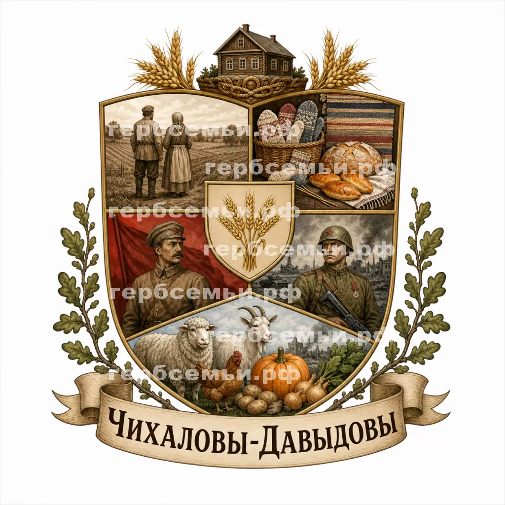 Герб семьи Чихаловы-Давыдовы #37127
