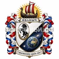 Герб семьи ИВАНЫЧ