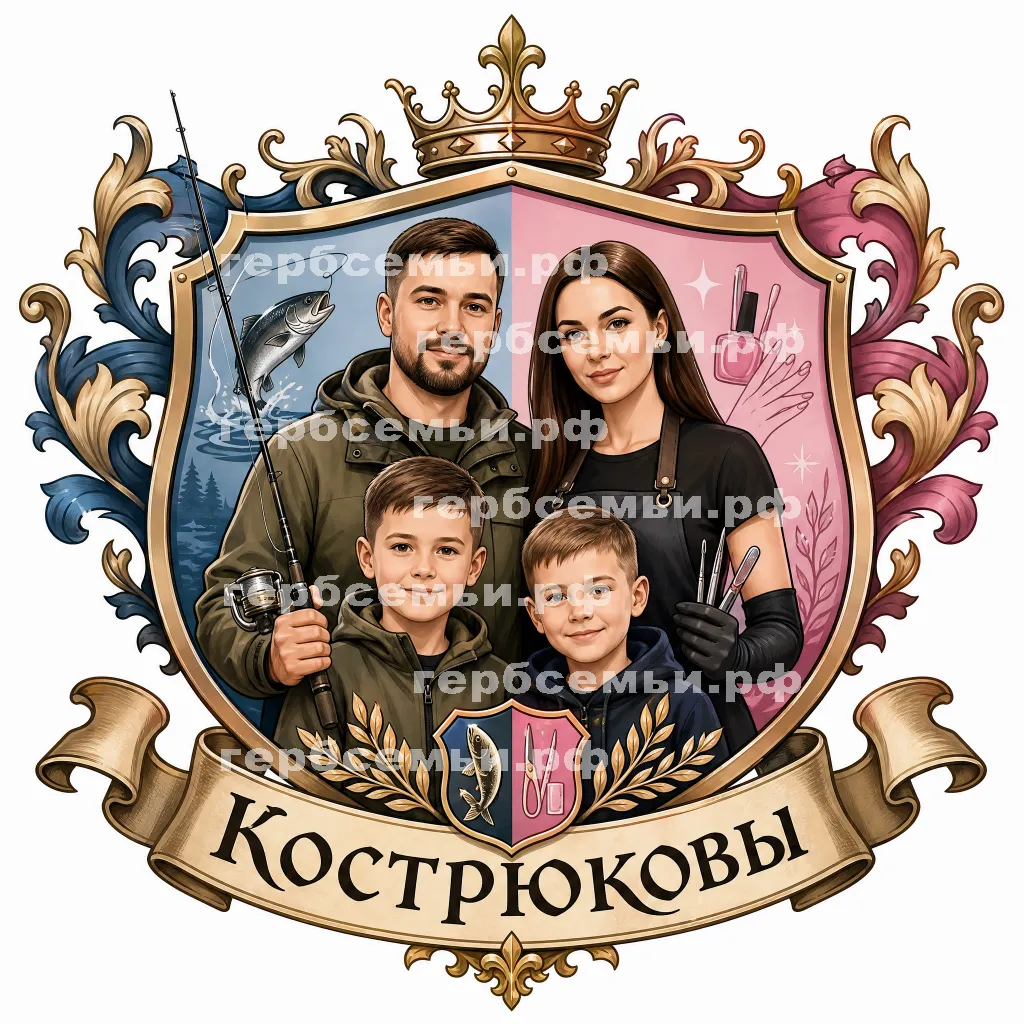 Герб семьи Кострюковы #42487