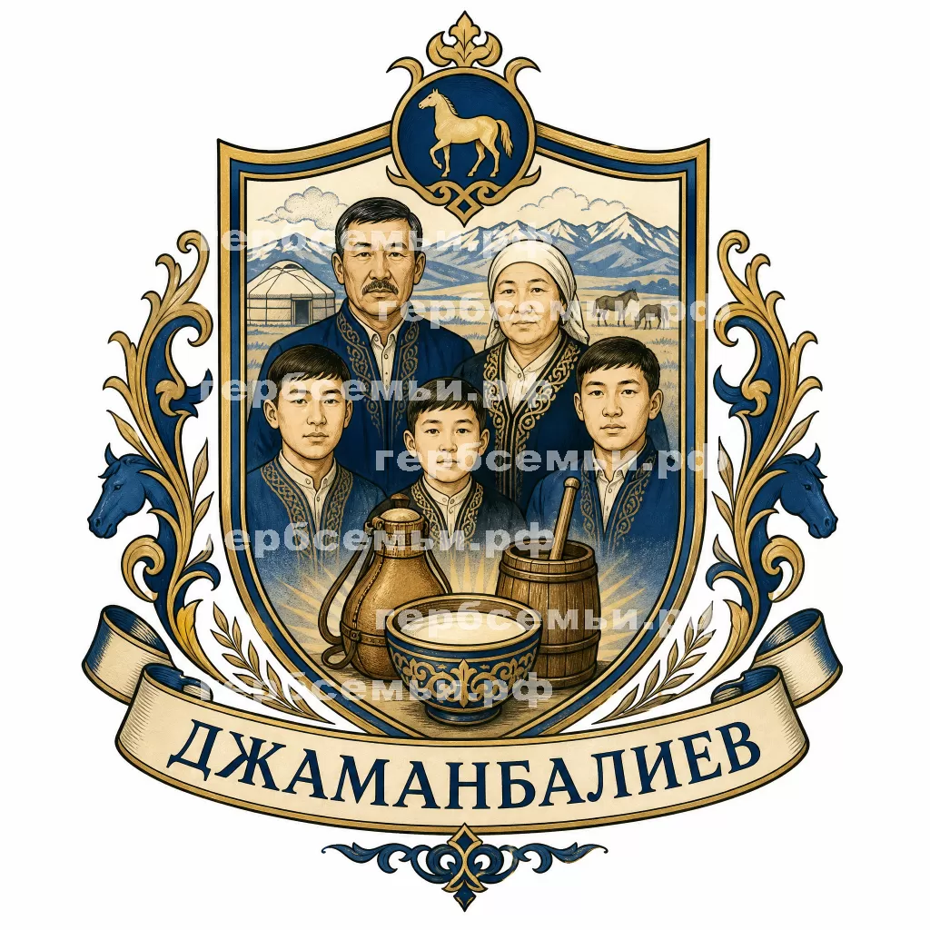 Герб семьи Джаманбалиев #40609