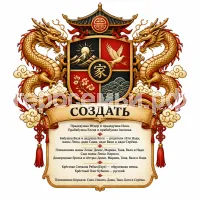 Гербы семьи Создать герб в китайском стиле