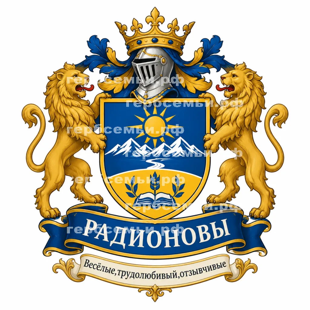 Герб семьи Радионовы #40926