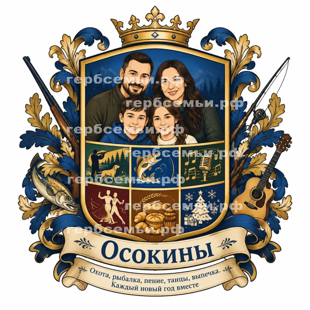 Герб семьи Осокины #40936