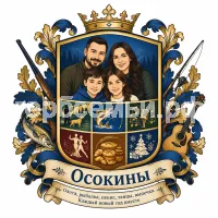Герб семьи Осокины